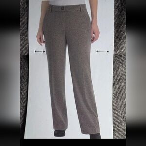 Hilary Radley Women's Front Slash Pockets Stretch Brushed Pants, New